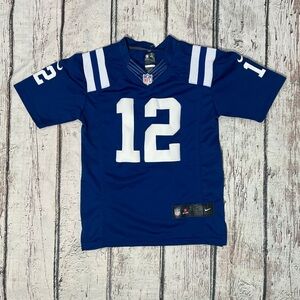 Andrew Luck Indianapolis Colts Small Youth Boys Blue Stitched Jersey